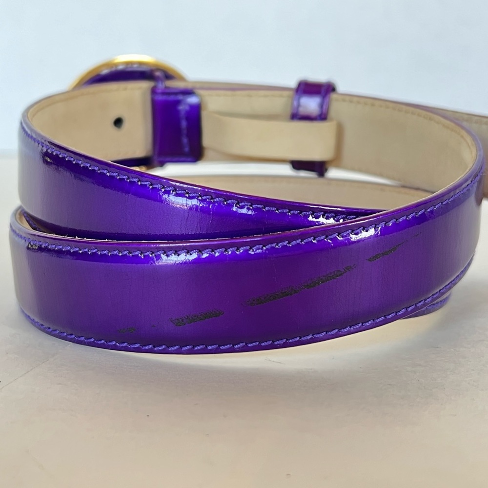 1990’s Escada EE Filigree Belt 38/8 - Picture 5 of 7